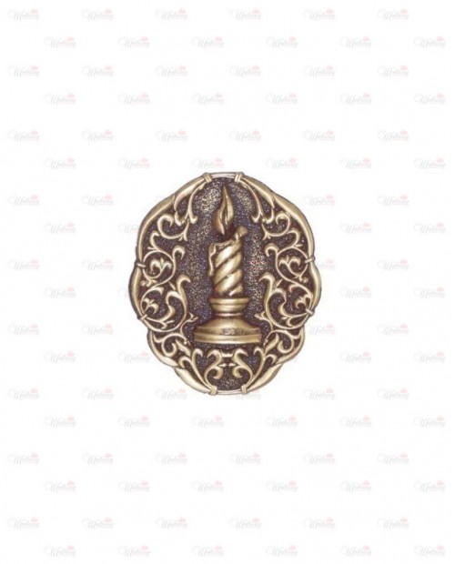 Накладка "Венок Свеча ажурный"