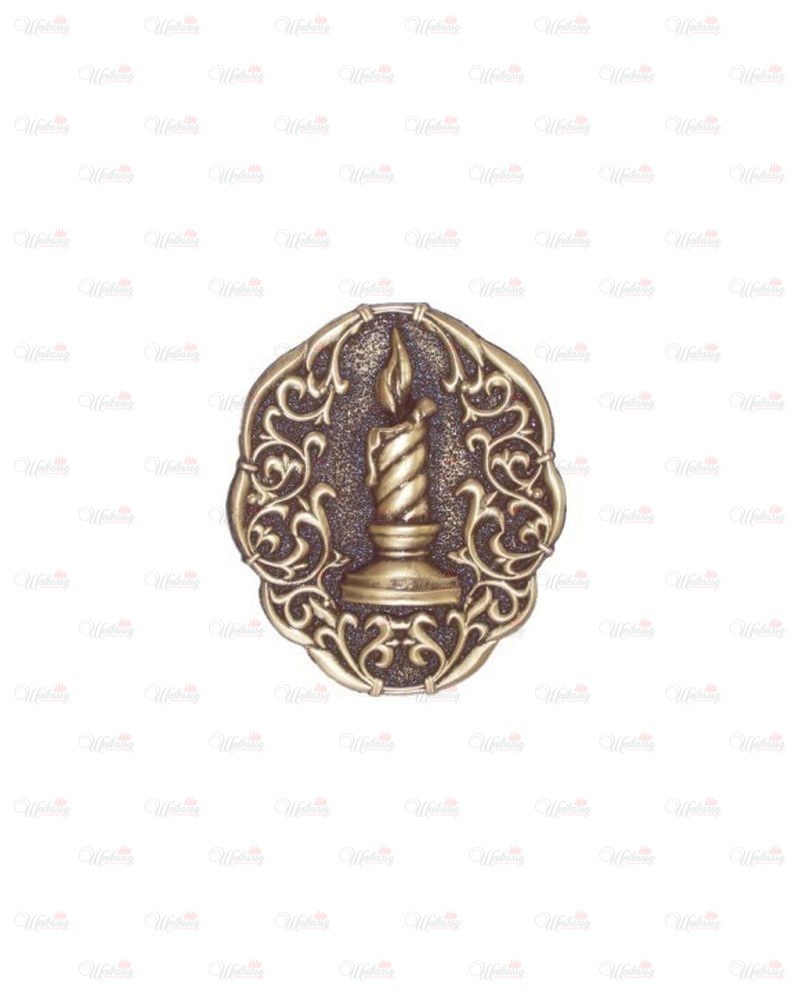 Накладка "Венок Свеча ажурный"