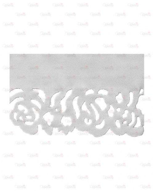 Лента кружевная атласная модель "Роза" 7см