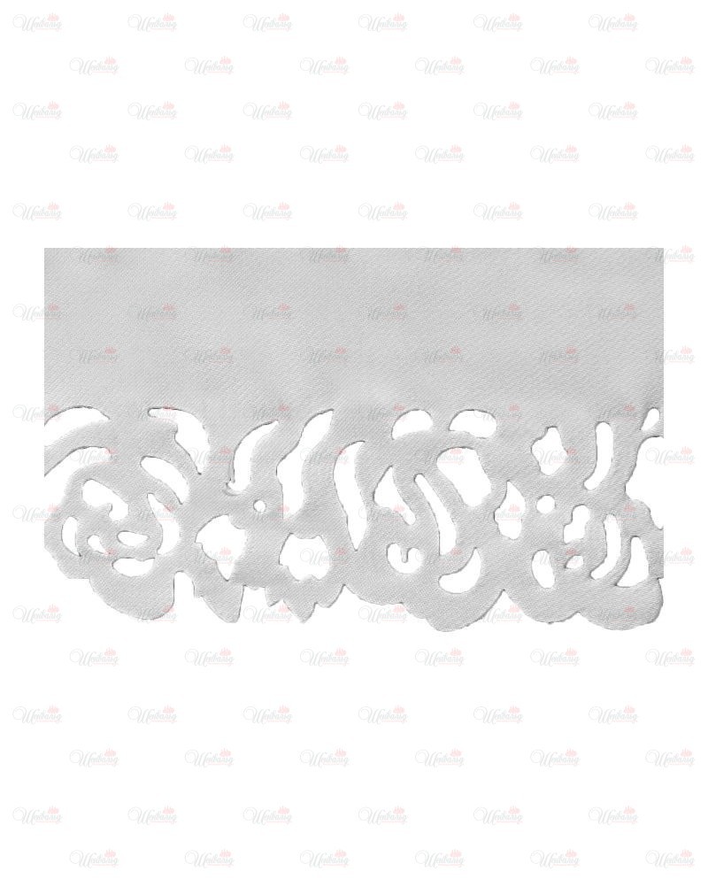 Лента кружевная атласная модель "Роза" 7см