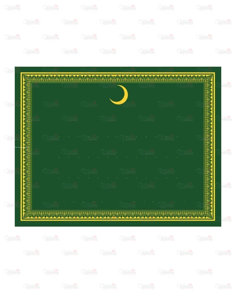 Табличка металлическая с фотопечатью "модель Полумесяц" мусульманская