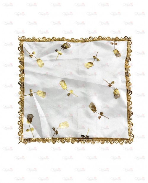 Платочек ритуальный в руку "Золотые розы"